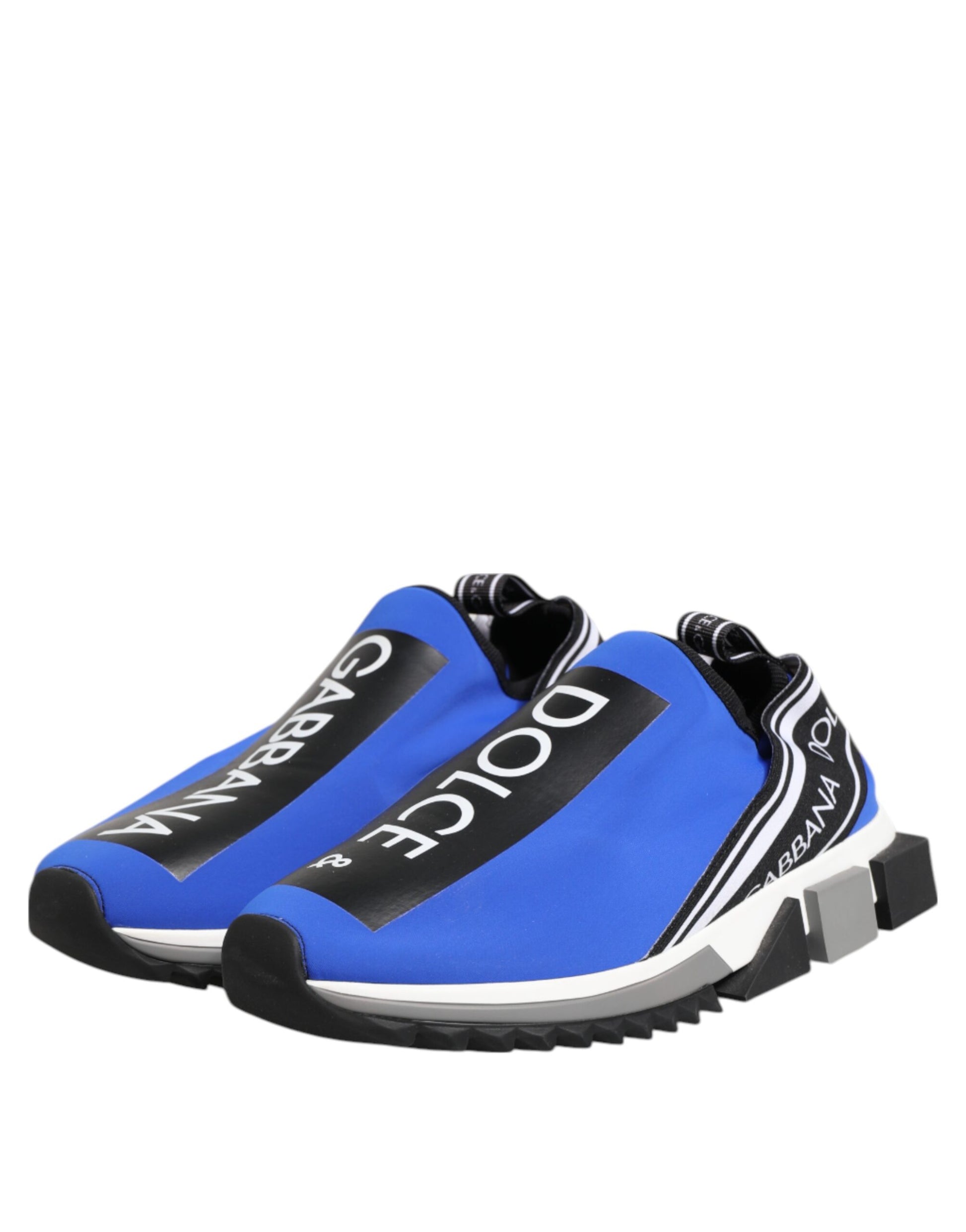 Dolce & Gabbana Blue Logo Low Top Sorrento Sneakers for Men