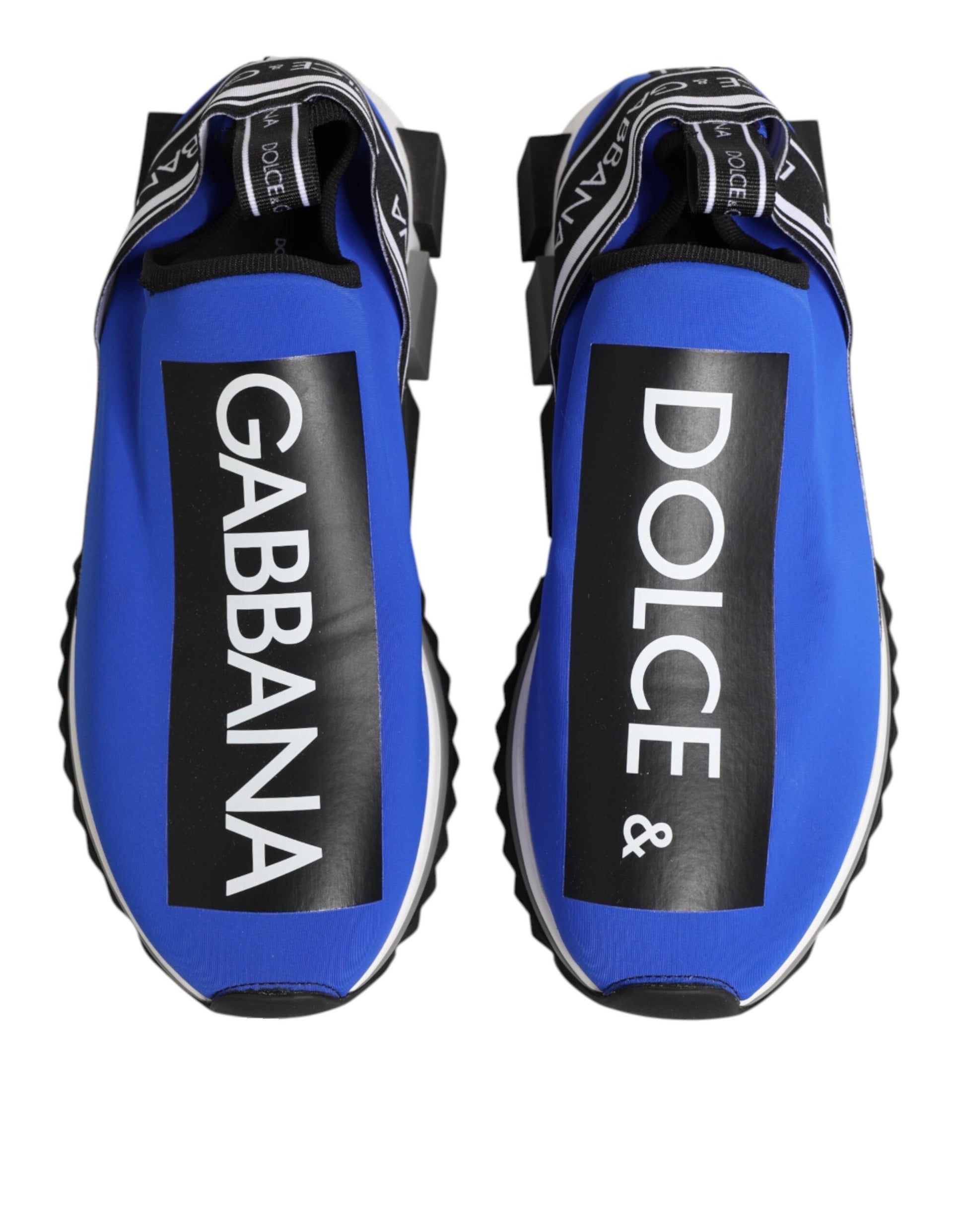 Dolce & Gabbana Blue Logo Low Top Sorrento Sneakers for Men