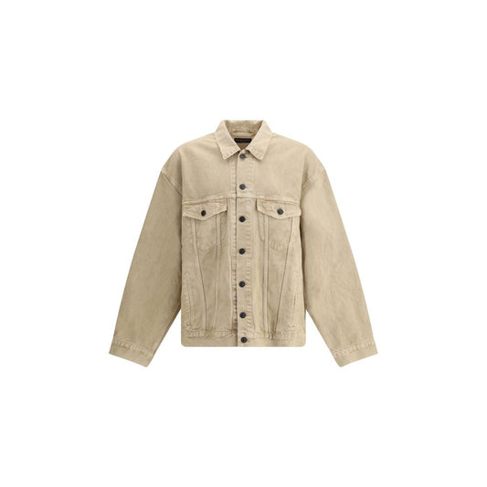 Balenciaga Oversized Denim Jacket - Statement Outerwear Redefined