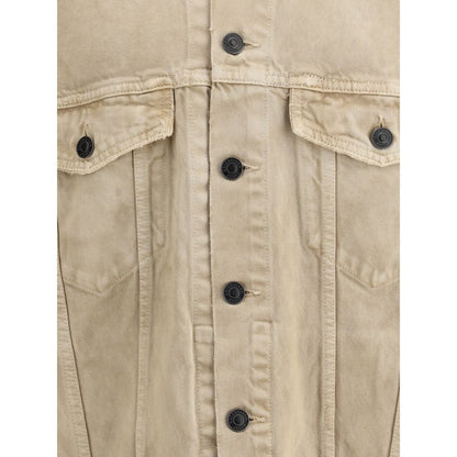 Balenciaga Oversized Denim Jacket - Statement Outerwear Redefined