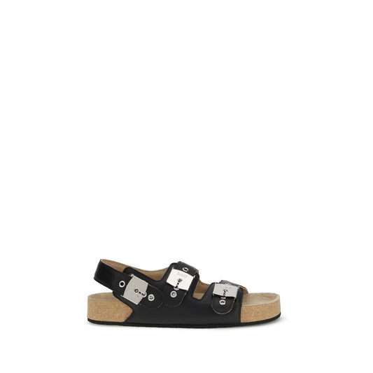 Balenciaga x Scholl Flat Sandals - Chic Comfort and Style