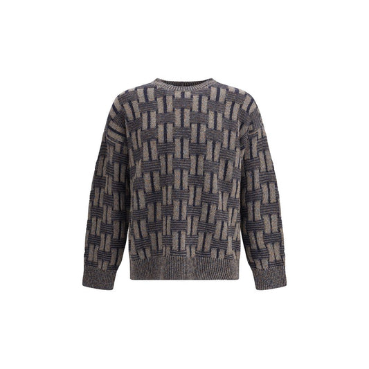 Giorgio Armani Crewneck Sweater in Fine Camel Wool