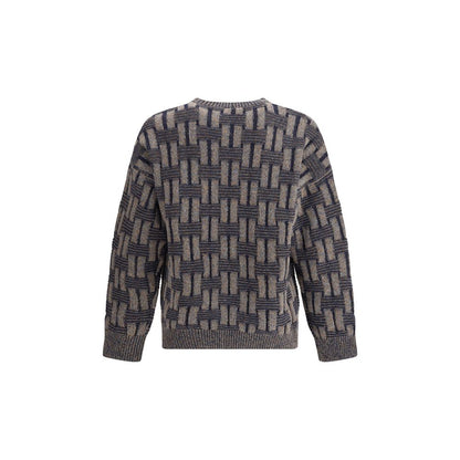 Giorgio Armani Crewneck Sweater in Fine Camel Wool