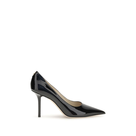 Jimmy Choo Love Patent Black Stiletto Pumps - Timeless Elegance