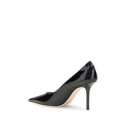 Jimmy Choo Love Patent Black Stiletto Pumps - Timeless Elegance