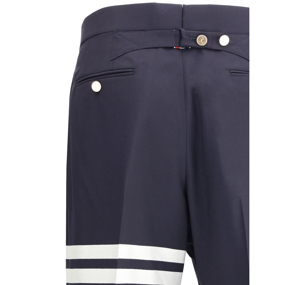 Thom Browne Wool Pants - Elegant Regular Fit Trousers