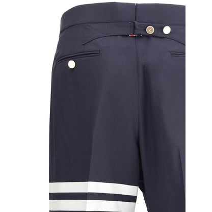Thom Browne Wool Pants - Elegant Regular Fit Trousers