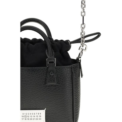 Margiela 5ac Horizontal Shoulder Bag in Garnet Leather