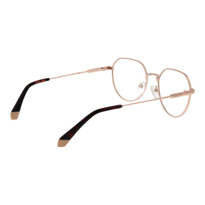 Polaroid Gold Unisex Optical Frames – Round Full-Rim, 54mm