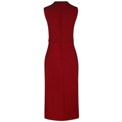 Dolce & Gabbana Red Corset Midi Dress