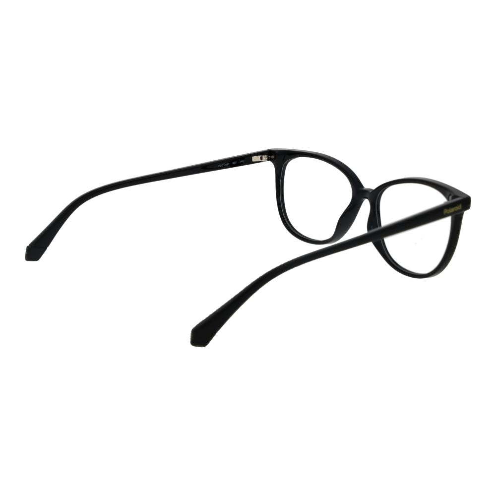 Polaroid Unisex Optical Frames – Black Full-Rim, 55mm