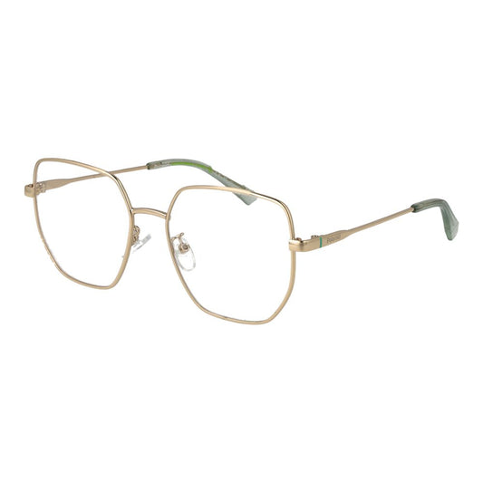 Polaroid Women’s Optical Frames – Gold Square Full-Rim
