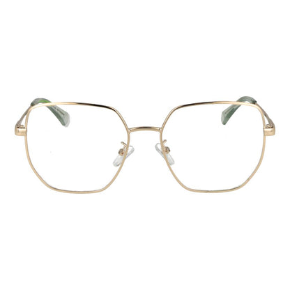 Polaroid Women’s Optical Frames – Gold Square Full-Rim