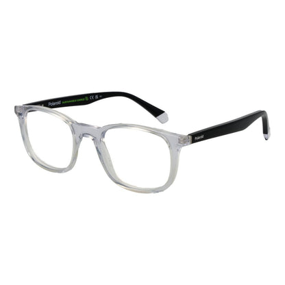 Polaroid Unisex Transparent Optical Frames – Rectangle Design, 50mm