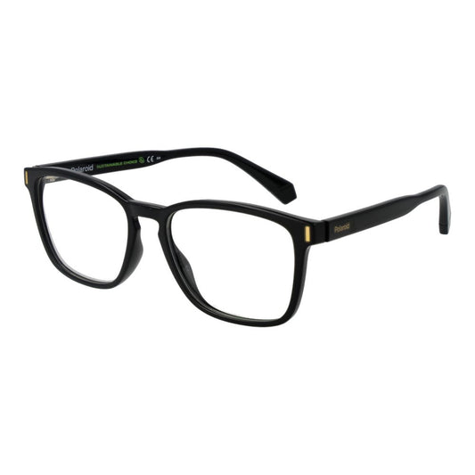 Polaroid Unisex Optical Frames – Black Rectangle Frame, 54mm