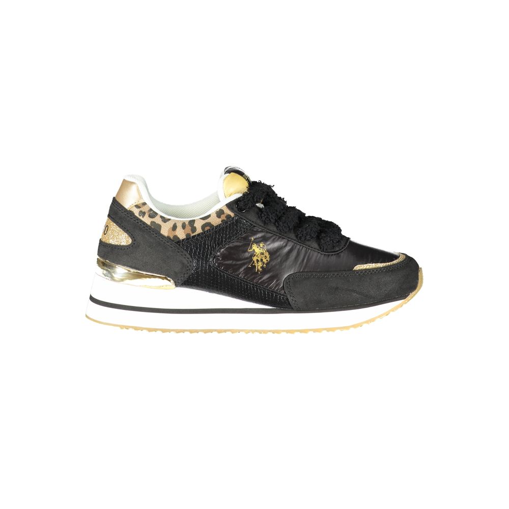 U.S. Polo Assn. Black Polyester Sneaker