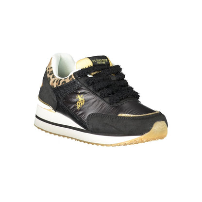 U.S. Polo Assn. Black Polyester Sneaker