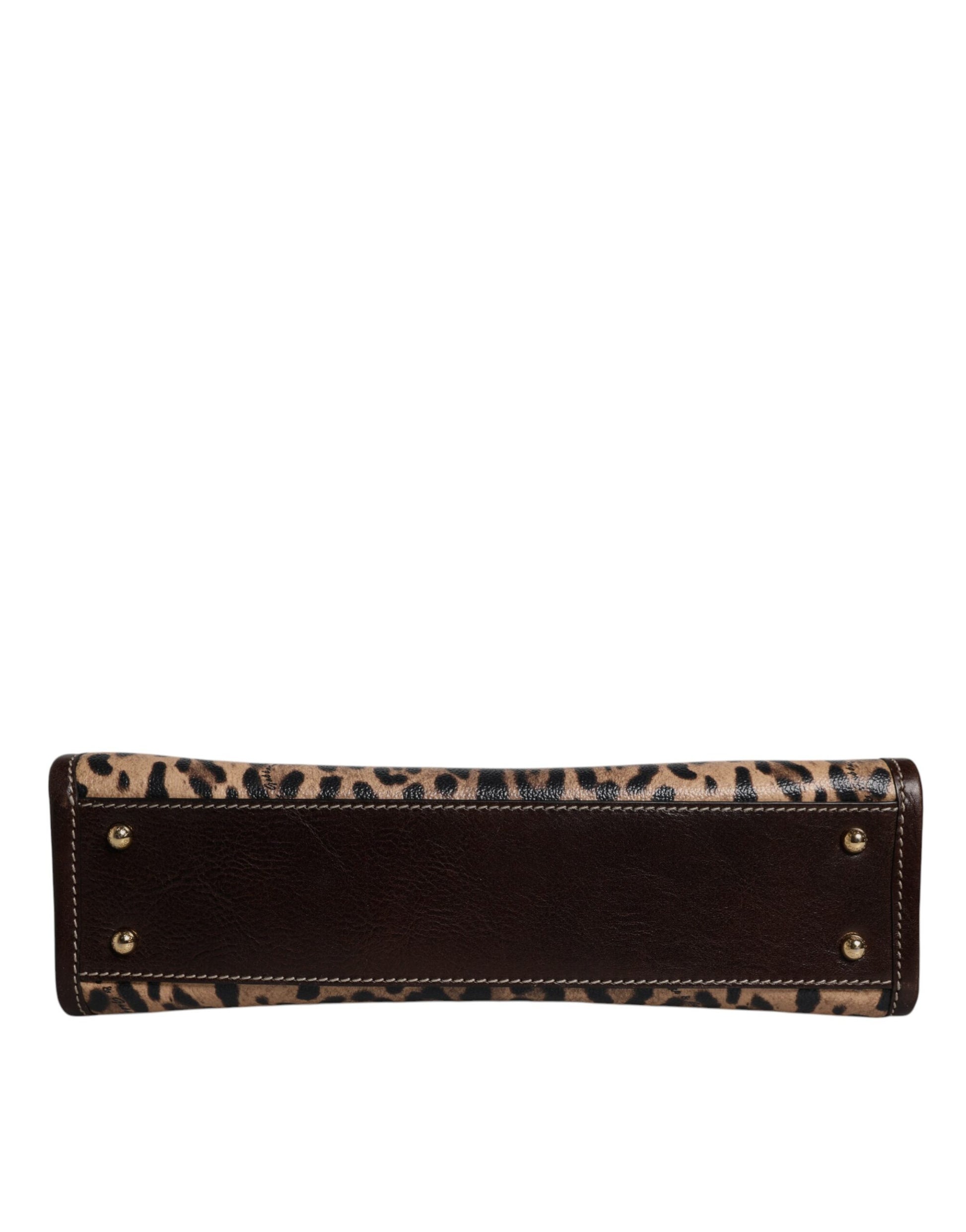 Dolce & Gabbana Multicolor Leopard Shopping Tote Shoulder Bag