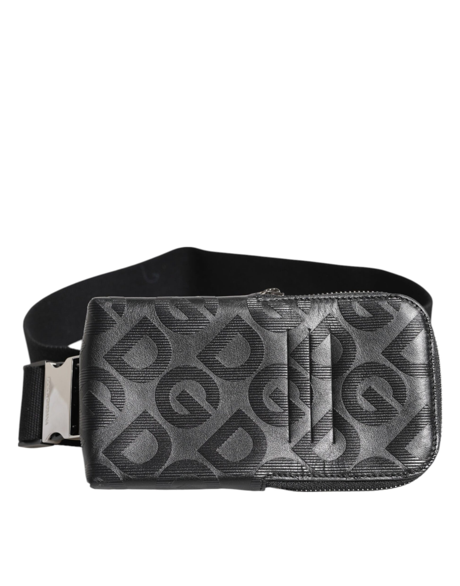 Dolce & Gabbana Gray DG Logo Mania Purse Phone Belt Waist Bag
