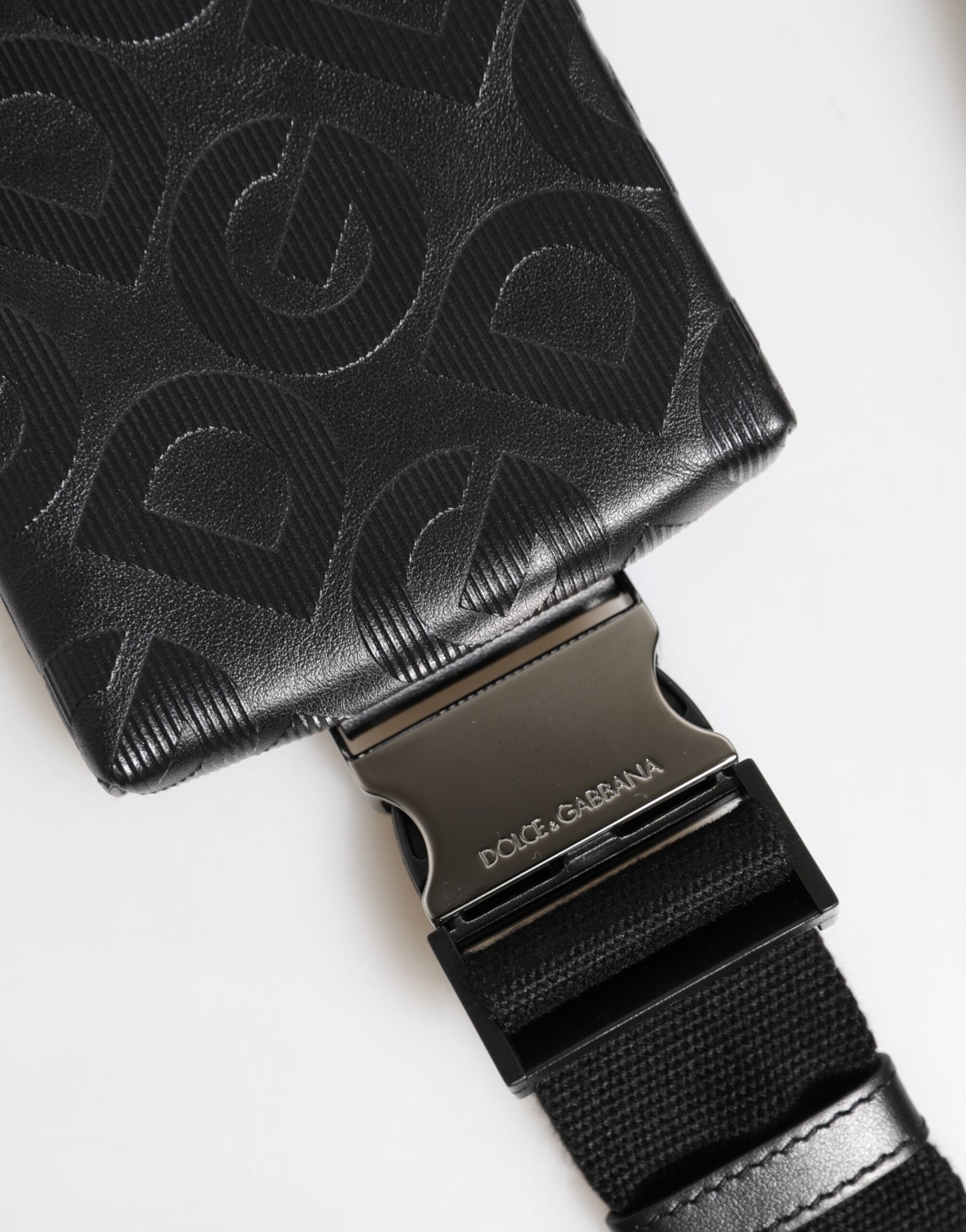 Dolce & Gabbana Gray DG Logo Mania Purse Phone Belt Waist Bag
