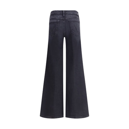 Mother Denim Wide Leg Stretch Cotton Jeans