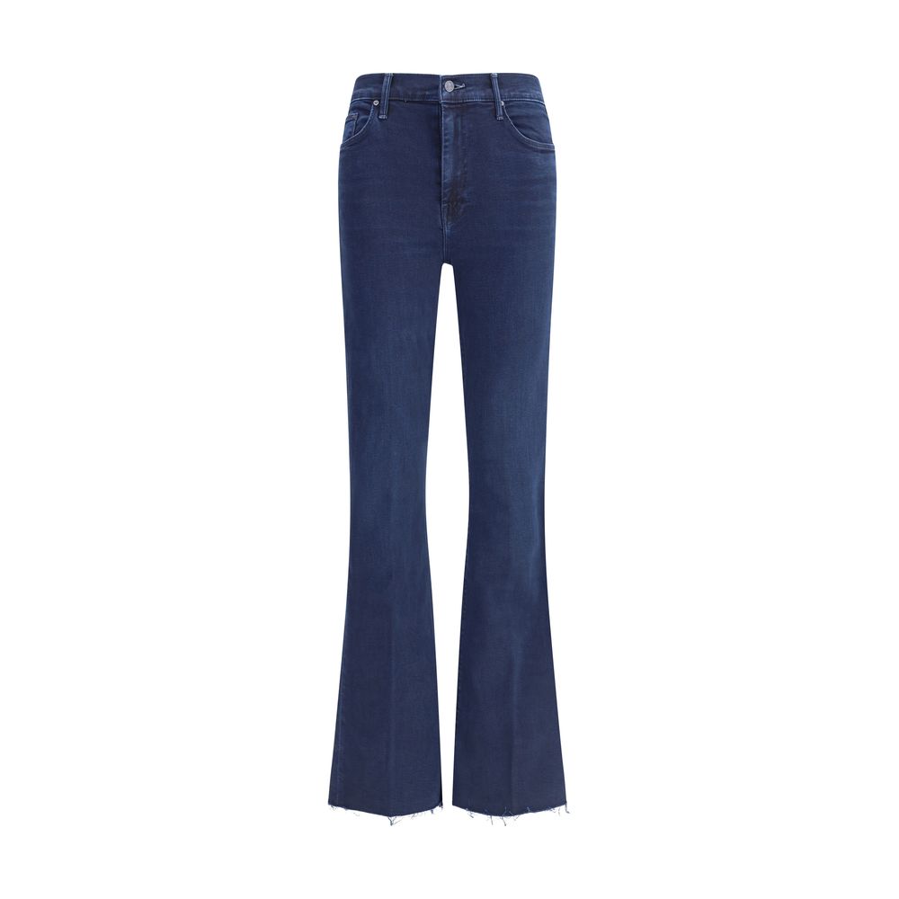 Mother Denim Weekender Fray Crop Flare Jeans