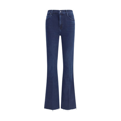 Mother Denim Weekender Fray Crop Flare Jeans