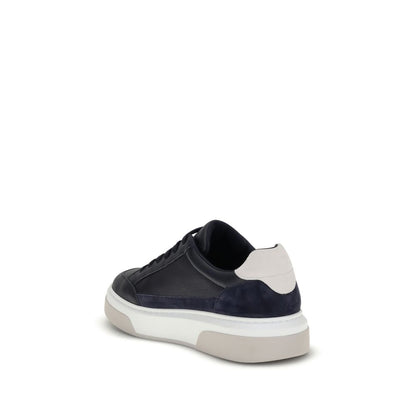 Ferragamo Gancini Leather Sneakers
