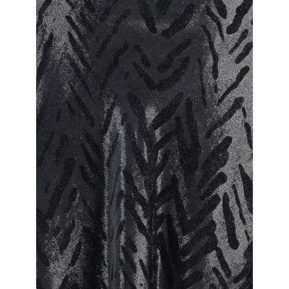 Giorgio Armani Velvet Shawl with Fringes