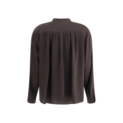 Giorgio Armani Double-breasted Silk Shirt