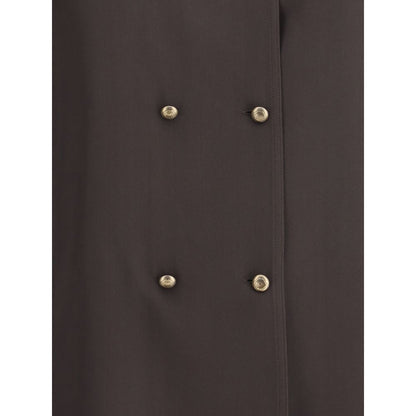 Giorgio Armani Double-breasted Silk Shirt