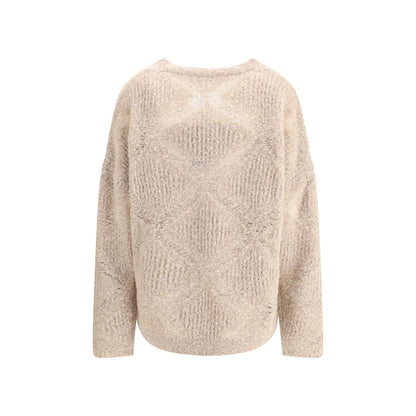 Giorgio Armani V-neck Cashmere and Alpaca Blend Sweater