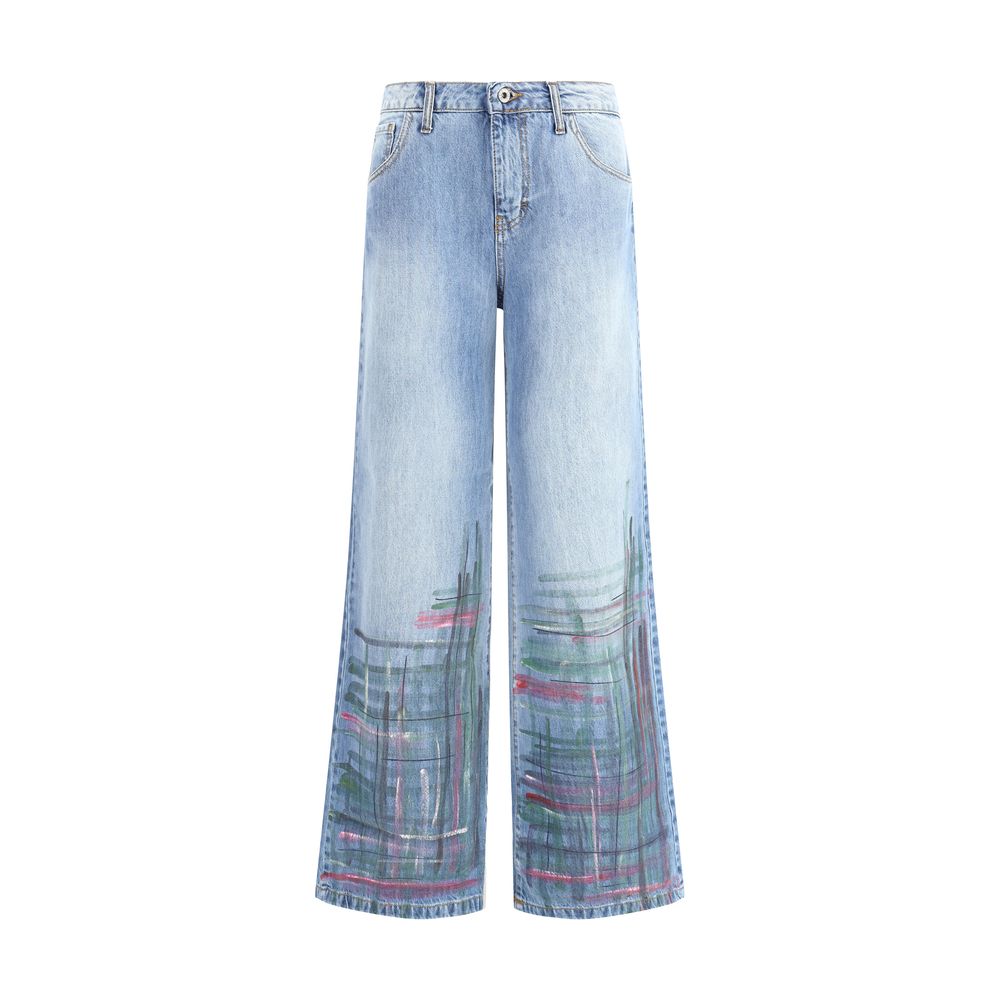 Ella Wide-leg Jeans: Contemporary Style with a Bold Twist