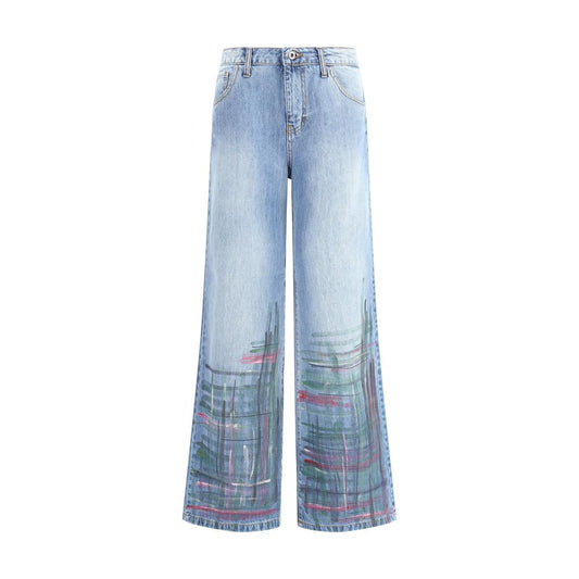 Ella Wide-leg Jeans: Contemporary Style with a Bold Twist