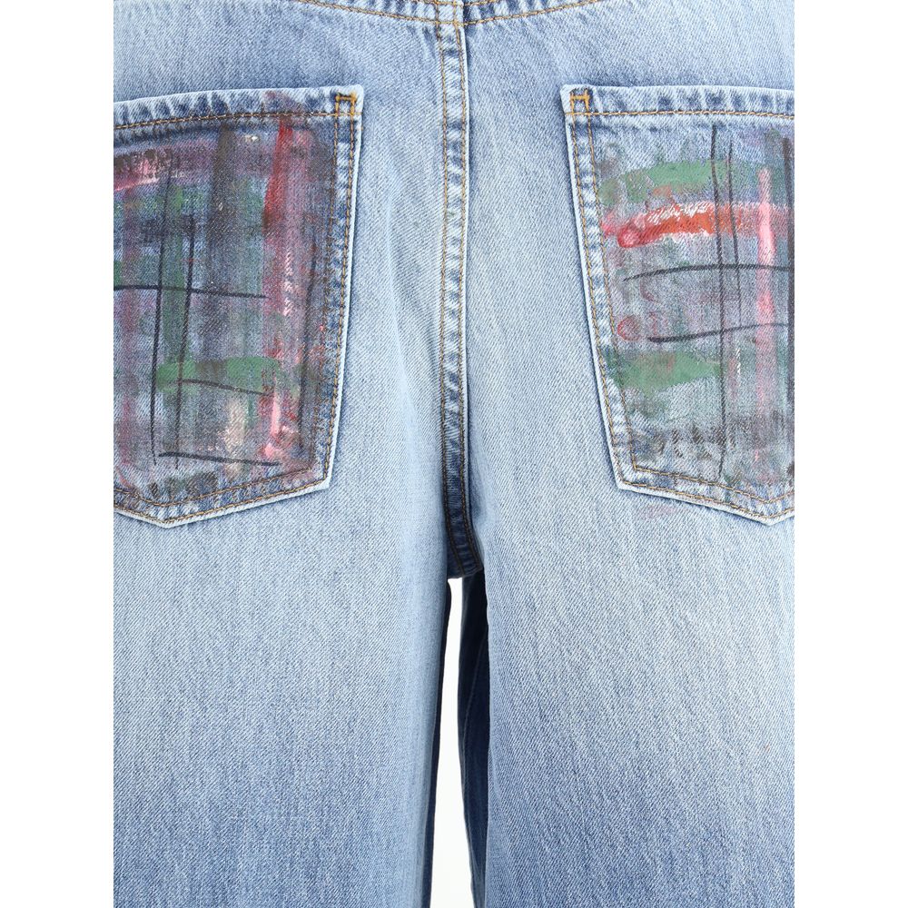 Ella Wide-leg Jeans: Contemporary Style with a Bold Twist