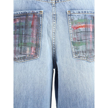 Ella Wide-leg Jeans: Contemporary Style with a Bold Twist
