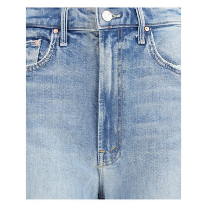 Mother Denim Half-Pipe Cropped Jeans
