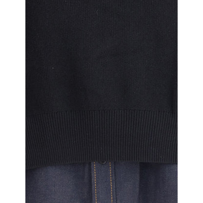Sacai Denim Detail Sweater