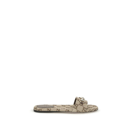 Gucci GG Canvas Slippers - Embrace Elegance and Iconic Style