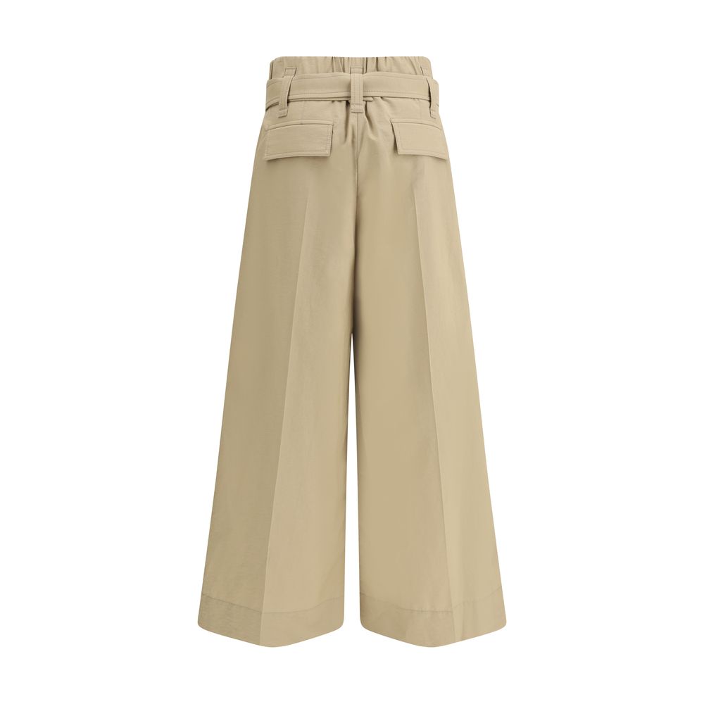 Brunello Cucinelli Pleated Crop Pants