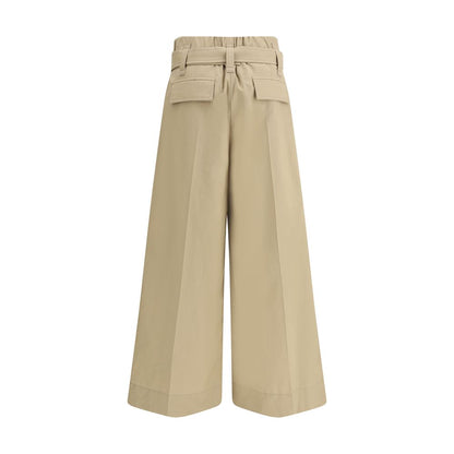 Brunello Cucinelli Pleated Crop Pants
