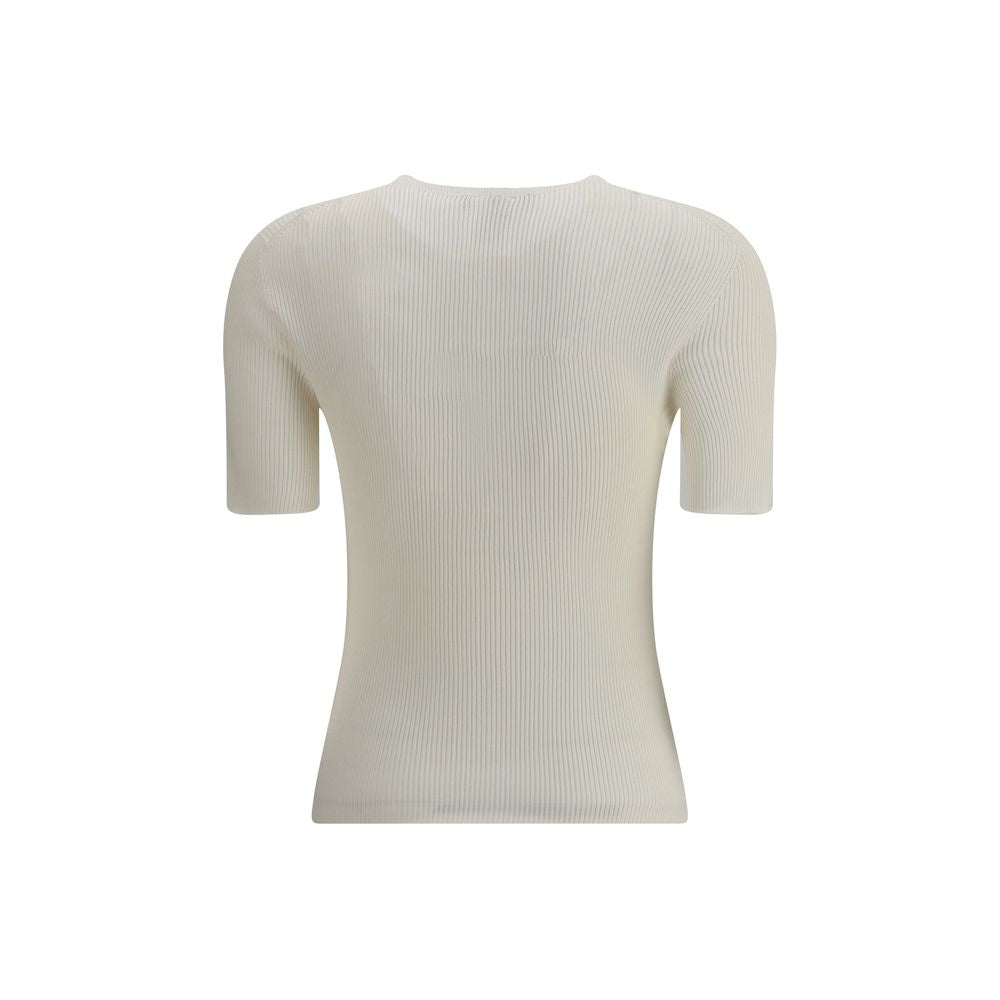 Fendi 1925 White Silk T-Shirt