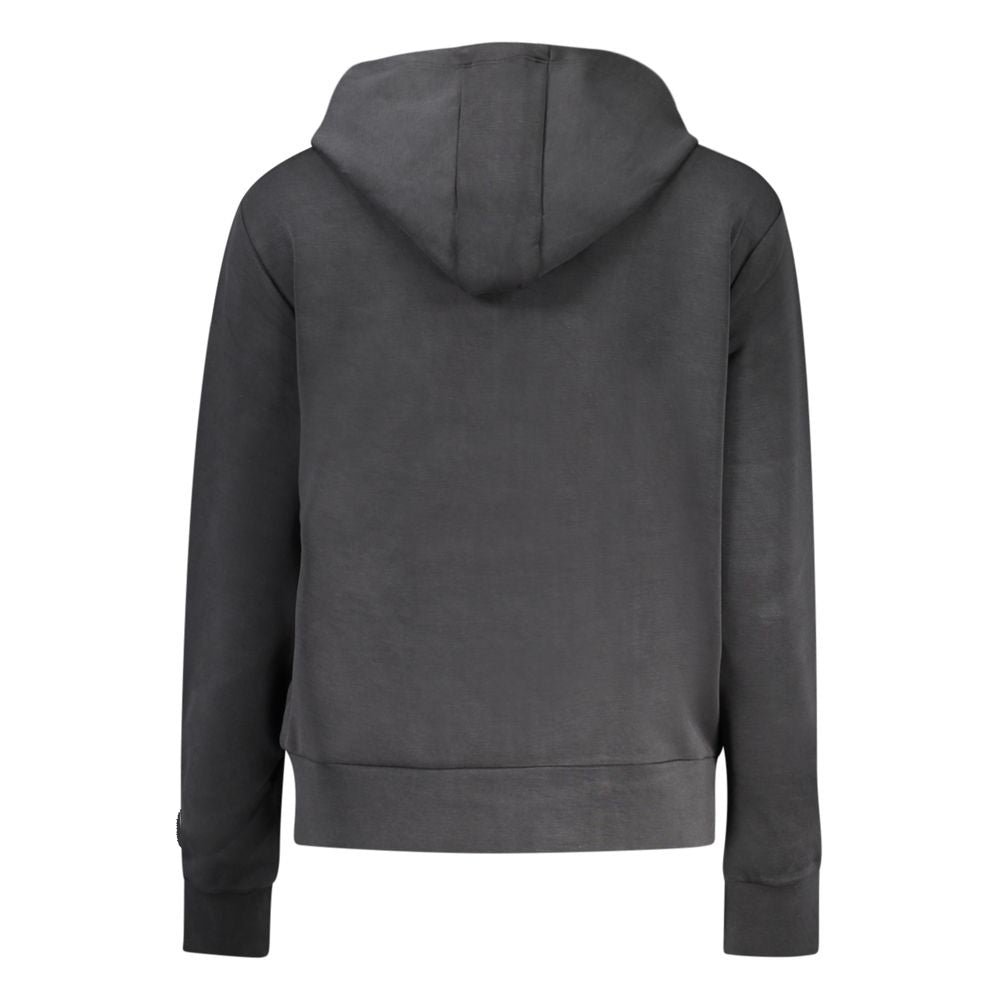 Guess Jeans Black Polyester Hoodie