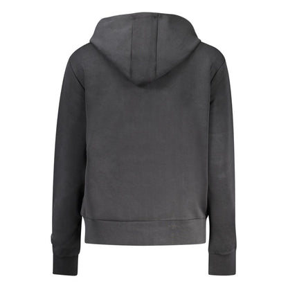 Guess Jeans Black Polyester Hoodie