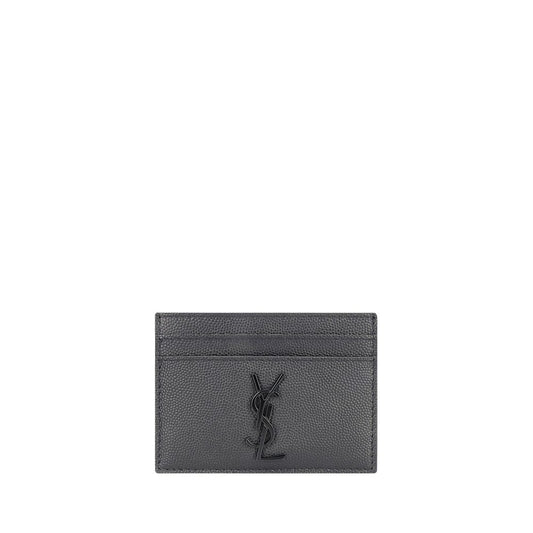 Saint Laurent Black Calfskin Card Holder