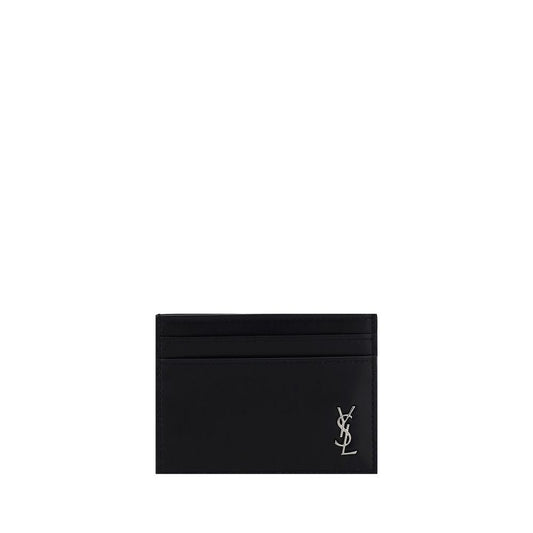 Saint Laurent Calfskin Card Holder - A Statement of Elegance