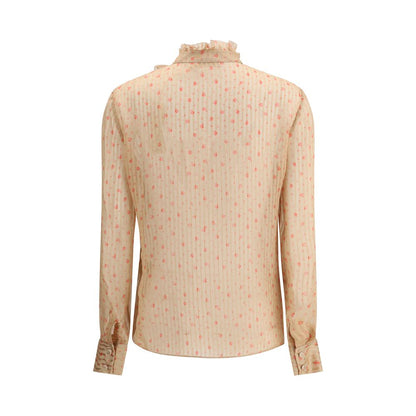 Kristina Ti Rouches Silk Blouse