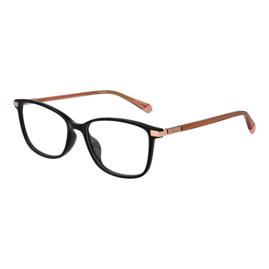 Polaroid Unisex Black Optical Frames – Rectangle Full-Rim
