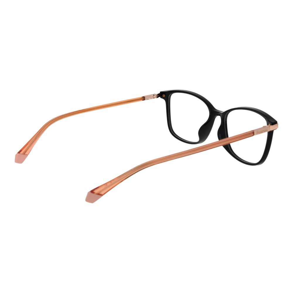 Polaroid Unisex Black Optical Frames – Rectangle Full-Rim