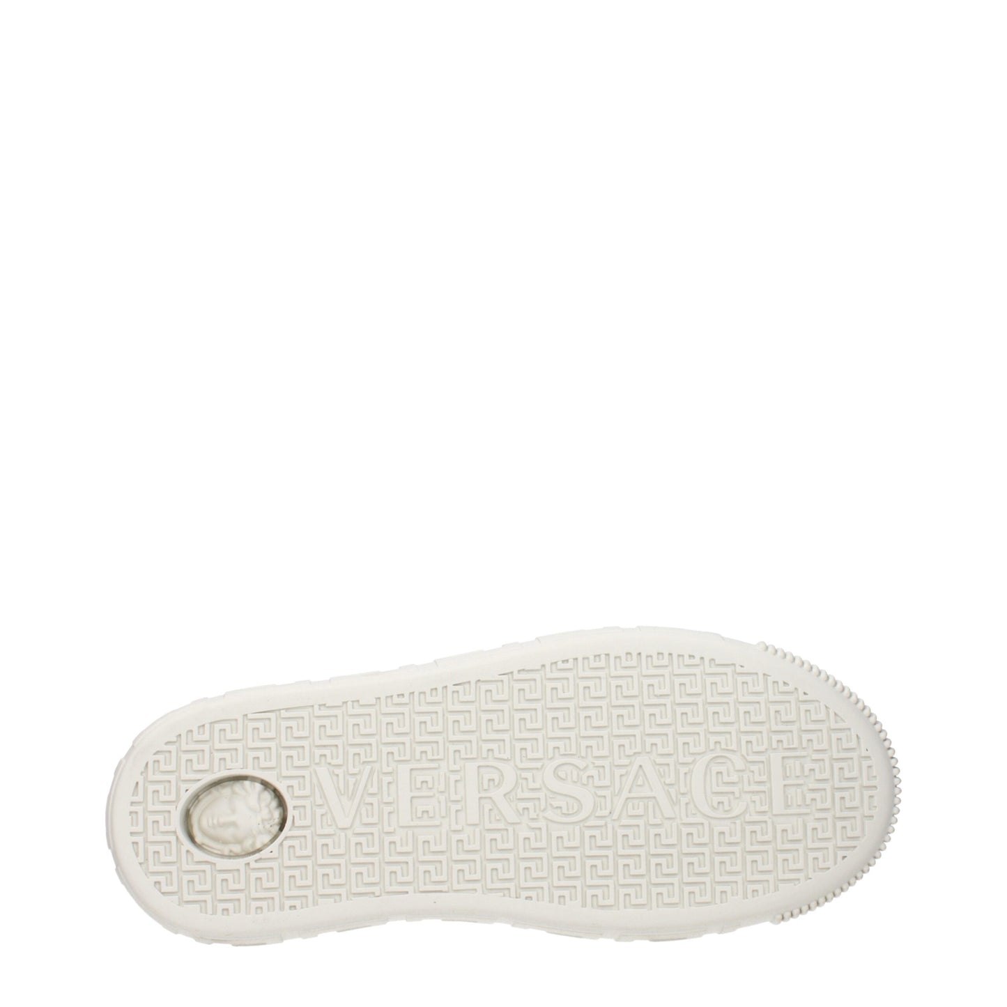 Versace White Leather Sneakers: Bold Luxury for Every Step